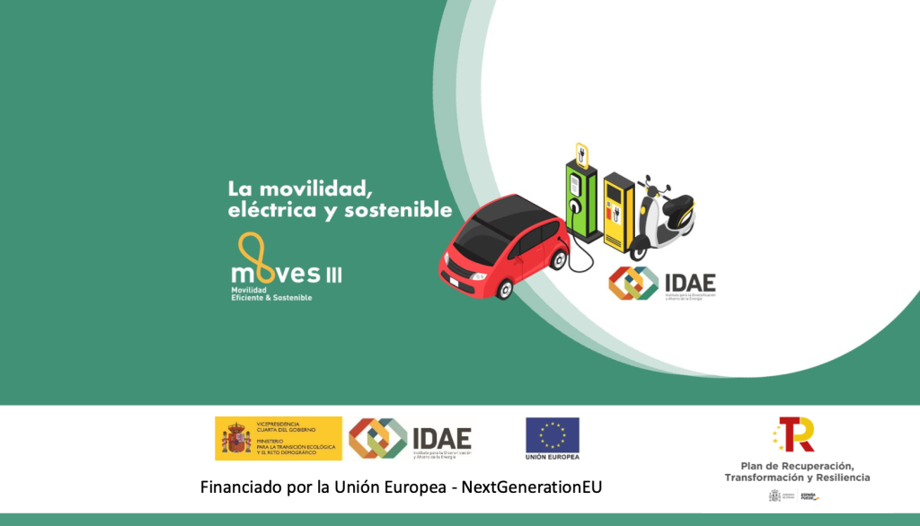 Recibida una ayuda del Programa de incentivos a la movilidad eficiente y sostenible (Programa MOVES III)
